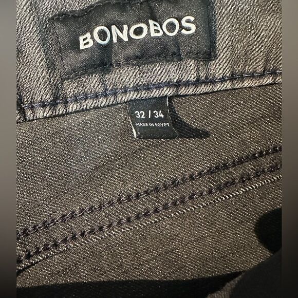 Bonobos Athletic Fit Stetch Jeans Size W 32 X L 34 Faded Black - Picture 8 of 11